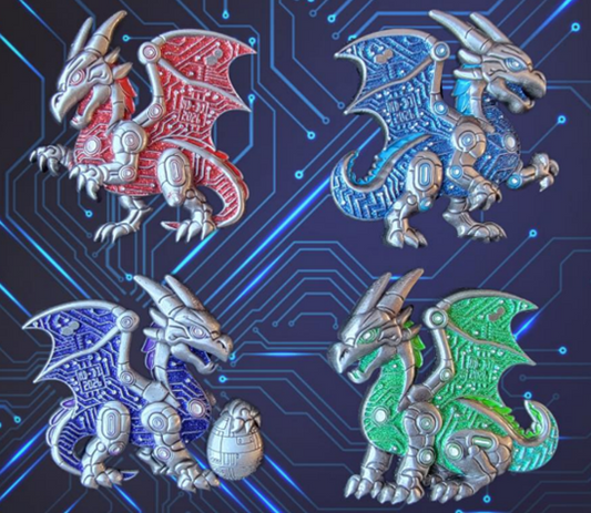 2026 3D Cyber Dragons